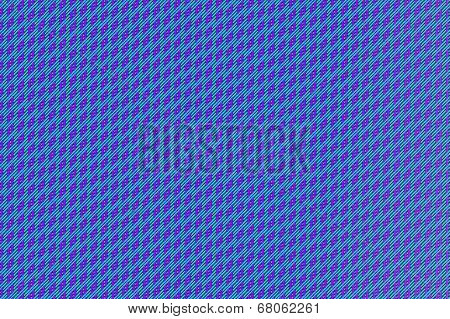 Intertwined grid - cerulean and amethyst wires.