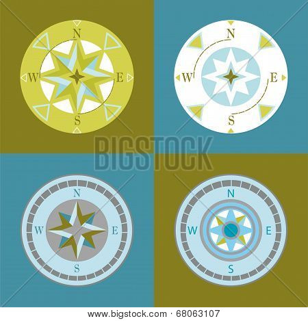 set of compasses