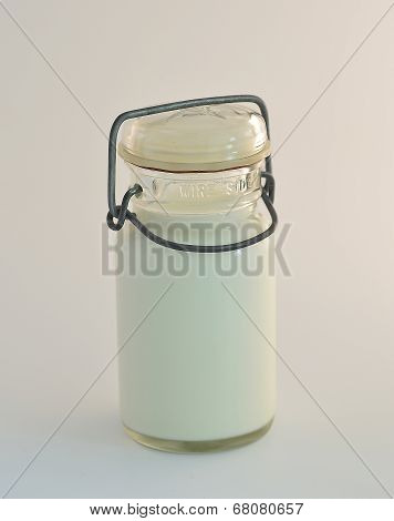 American Vintage Milk Bottle.