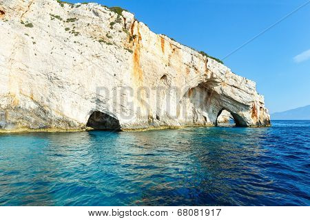 The Blue Caves In Zakynthos (greece)