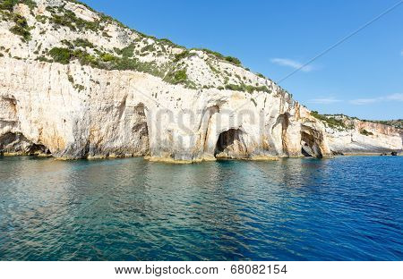 The Blue Caves In Zakynthos (greece)