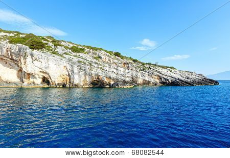 The Blue Caves In Zakynthos (greece)