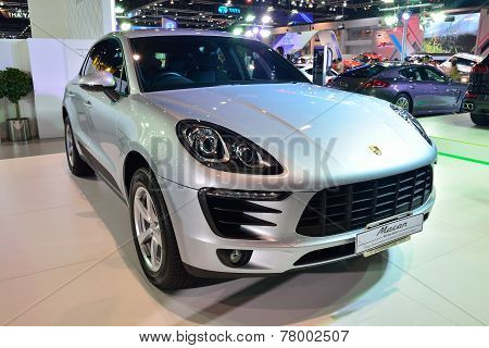 Nonthaburi - December 1: Porsche Macan Display At Thailand International Motor Expo On December 1, 2