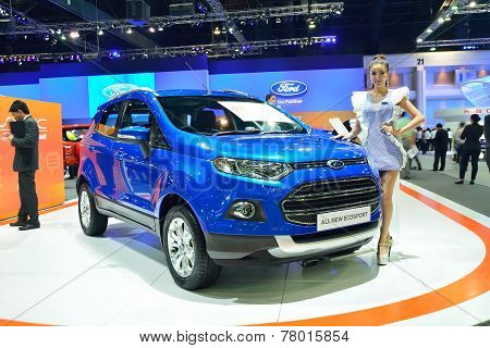 Nonthaburi - December 1: Ford Ecosport Car Display At Thailand International Motor Expo On December