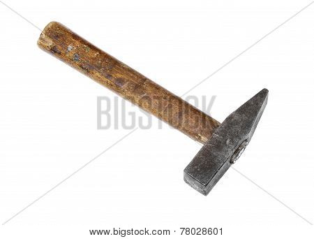 Hammers Big Large Medium Small Wooden Handle Working Vintage Isolated Construction Steel Rusted