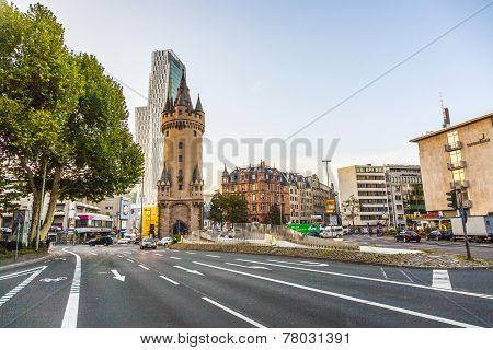 Eschersheimer Turm  In Frankfurt, Germany