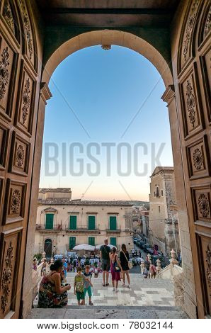 Monastero Benedettino Del Ss Salvatore In Noto, Sicily, Italy