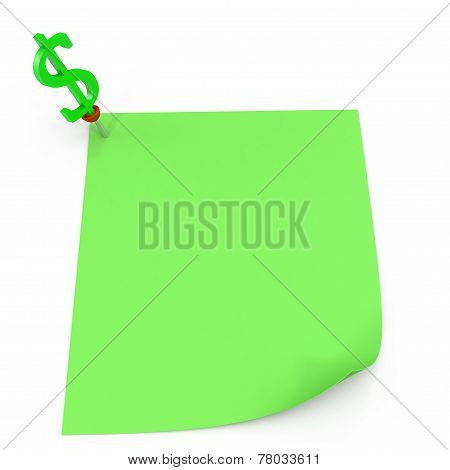 sticky note