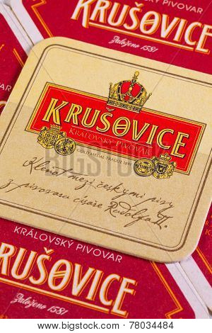 Beermats From Krusovice Beer
