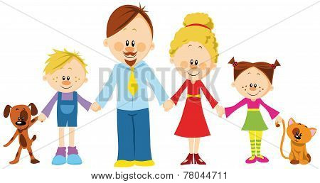 Family Holding Hands