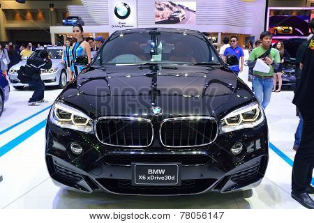 Nonthaburi - December 1: Bmw X6 Xdrive 30D Suv Car Display At Thailand International Motor Expo On D