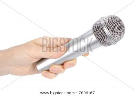 Ezüst mikrofon