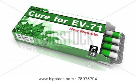 Cure For EV-71, Green Open Blister Pack.