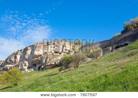Kevään Crimea maisema (Ukraina).