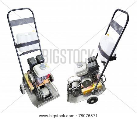 Gasoline Vibratory Plate Compactor Isolated