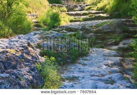 Chufut Kale vanha luola ratkaisu (crimea, Ukraina).