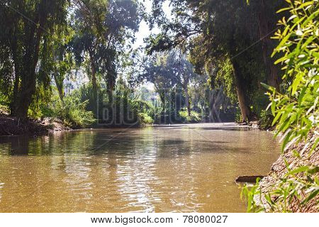 Park On River Bank