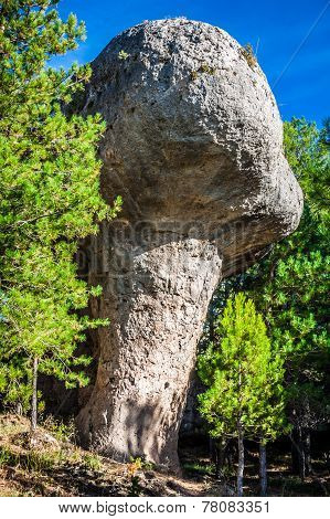 The Ciudad Encantada (enchanted City), Geological Site In Cuenca (spain)