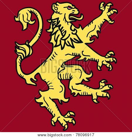 Coat Of Arms With Lion