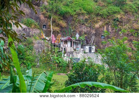 Traditional Burial Site In Tana Toraja