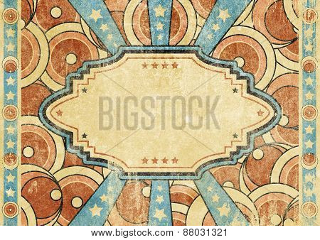Retro Style Faderd And Damaged Grunge Background
