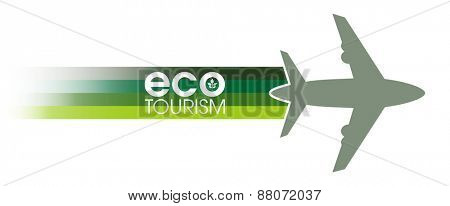 Ecotourism banner design concept.