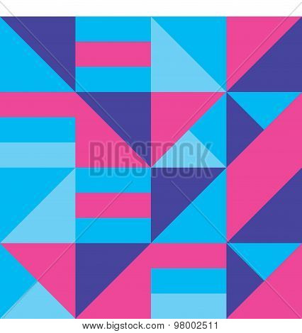 Ice bright seamless vector geometric strip pattern background