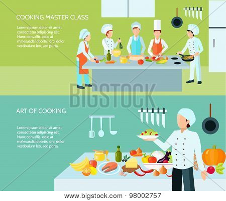 Cooking Art Banner Set