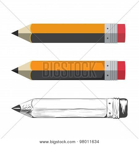 Set of pencils