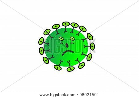 Virus Symbols With Syringe