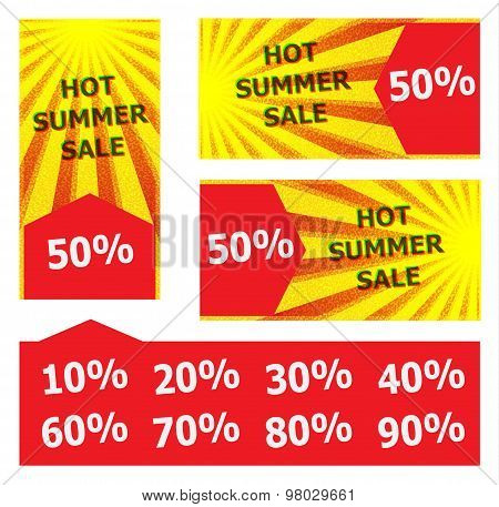 hot summer sale banner