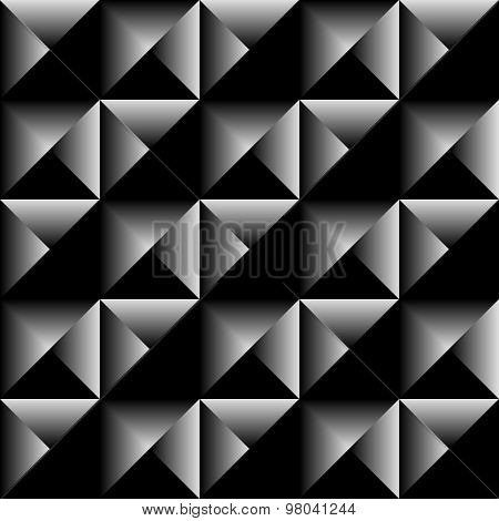 Geometric pyramid seamless background