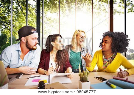 Diversity Friends Team Brainstorming Community Concept