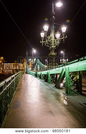 BUDAPEST - FEBRUARY 07: Vaci street on February 07, 2014 in Budapest, Hungary.