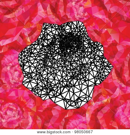 seamless roses ornament