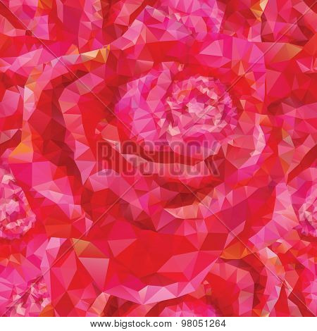seamless roses ornament