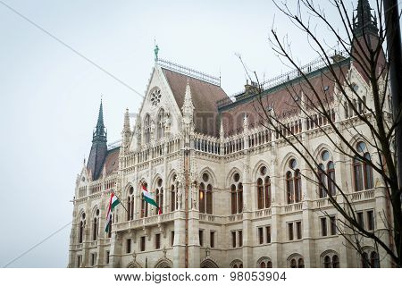 BUDAPEST - FEBRUARY 07: Vaci street on February 07, 2014 in Budapest, Hungary.