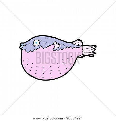 cartoon blowfish