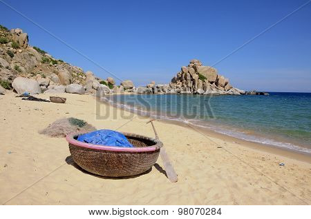 Beautiful beach in Mui Dinh, Ninh Thuan province, Vietnam