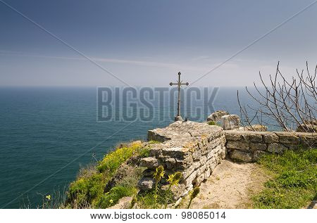 Chapel Of St. Nicholas At Cape Kaliakra In Bulgaria