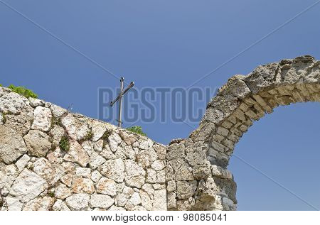 Chapel Of St. Nicholas At Cape Kaliakra In Bulgaria