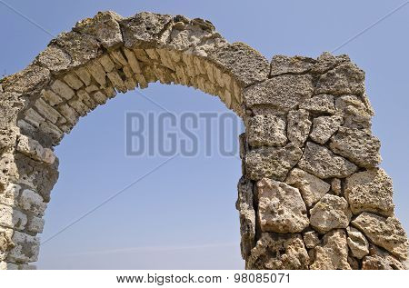 Ancient Arch In Fortress On Kaliakra Headland