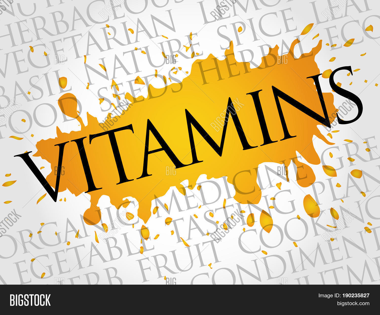 Vitamins Word Cloud Image & Photo (Free Trial) Bigstock