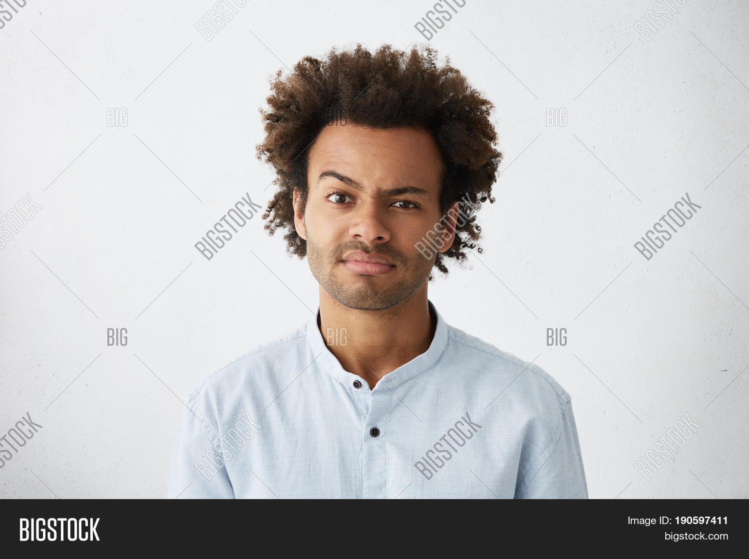 Portrait Displeased Image Photo Free Trial Bigstock