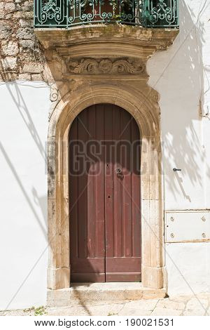 Historical palace. Martina Franca. Puglia. Southern Italy.
