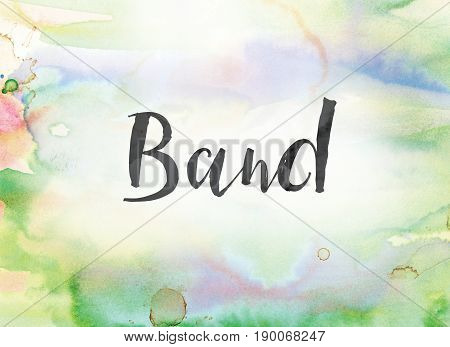 Band Concept Watercolor And Ink Painting