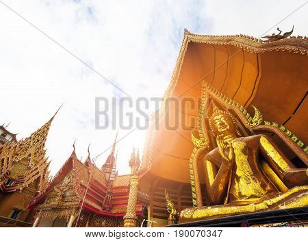 buddha statue in wat thum sue temple kanchanaburi thailand most popular religion traveling destination