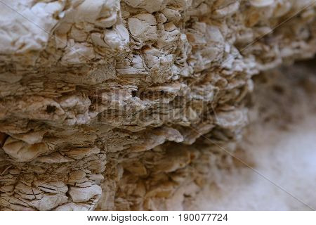 stone clif texture close up geology view
