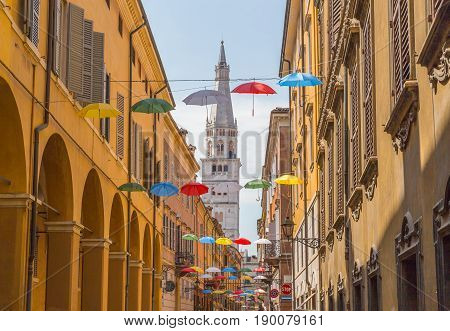 Street in Modena Emilia Romagna Italy picture