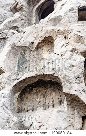 Caves With Reliefs In Longmen Grottoes